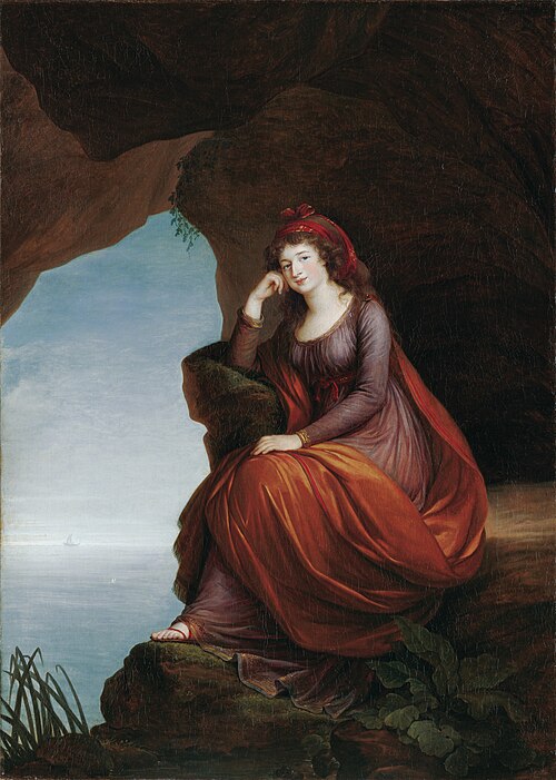 Portrait of Princess Hermenegilde von Esterházy (1769–1845), née Liechtenstein, as Ariadne on Naxos, 1793, Élisabeth Vigée Le Brun