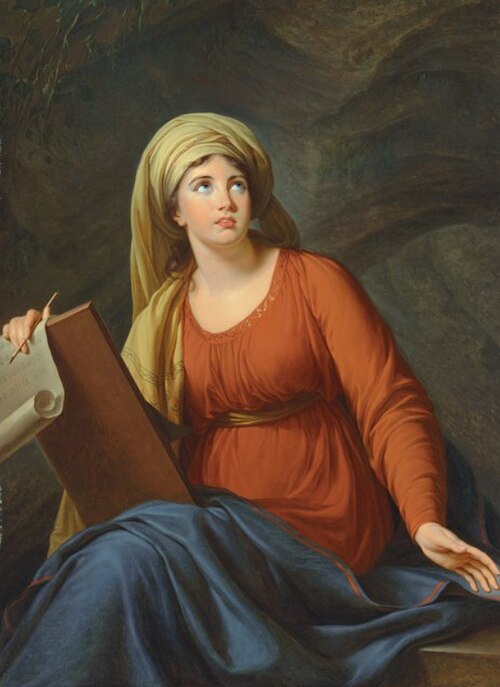 Lady Hamilton en sibylle, 1791, Élisabeth Vigée Le Brun