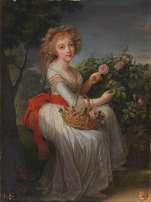 Portrait of Maria Christina of Naples and Sicily, 1790, Élisabeth Vigée Le Brun