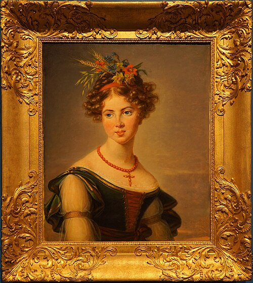Portrait de la comtesse Joséphine Mathilde Henriette Caroline de Baussancourt, née Bernard de Sassen, 1830, Élisabeth Vigée Le Brun