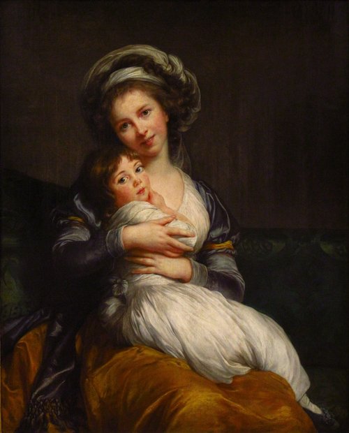 Madame Vigée Le Brun et sa fille, 1786, Élisabeth Vigée Le Brun