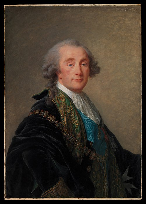Alexandre Charles Emmanuel de Crussol-Florensac (1743–1815), 1787, Élisabeth Vigée Le Brun