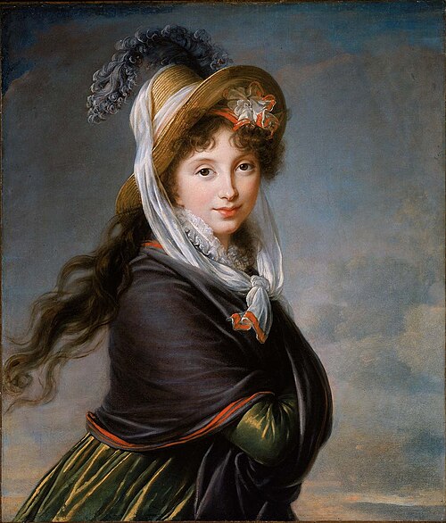 Portrait d'une jeune femme., 1797, Élisabeth Vigée Le Brun