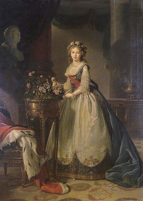 Portrait of Grand Duchess Yelizaveta Alexeyevna, 1795, Élisabeth Vigée Le Brun