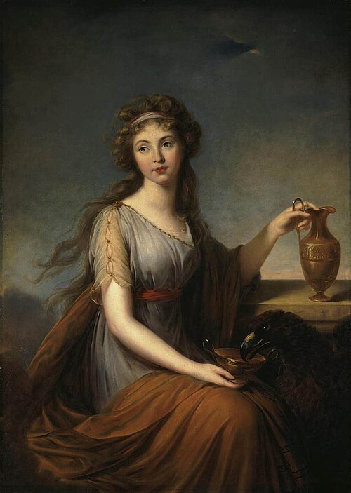 Portrait d'Anne Pitt en Hébé, 1792, Élisabeth Vigée Le Brun
