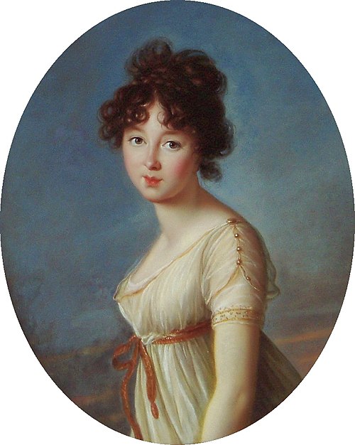 Portrait d'Aniela Czartoryska nee Radziwiłł., 1802, Élisabeth Vigée Le Brun