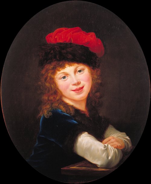 Portrait d'une jeune fille, 1750, Élisabeth Vigée Le Brun