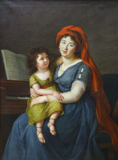 The portrait of princess Ekaterina Nikolaevna Menshikova, 1795, Élisabeth Vigée Le Brun