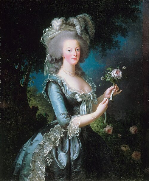Marie-Antoinette dit « à la Rose », 1783, Élisabeth Vigée Le Brun