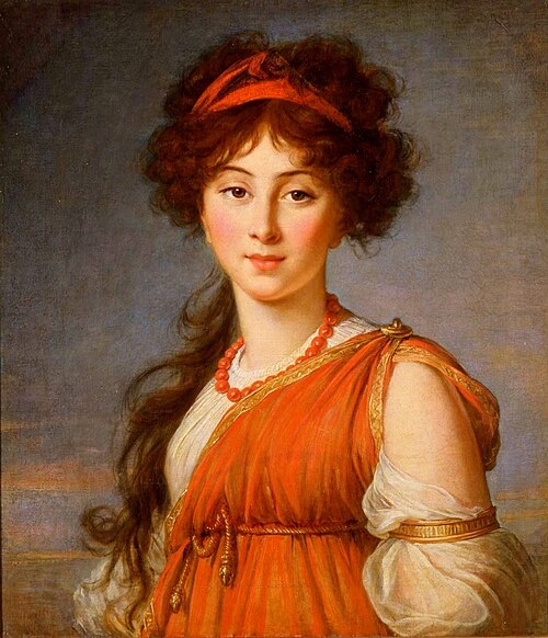 Varvara Ivanovna Narichkine, 1800, Élisabeth Vigée Le Brun