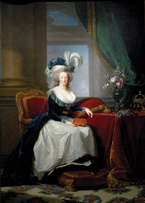 Portrait of Marie Antoinette, Queen of France, 1788, Élisabeth Vigée Le Brun