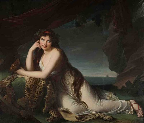 Portrait de Lady Hamilton (1761–1815), 1790, Élisabeth Vigée Le Brun
