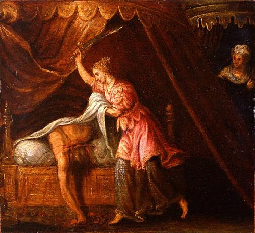Judith beheading Holofernes, 1585, Paolo Fiammingo