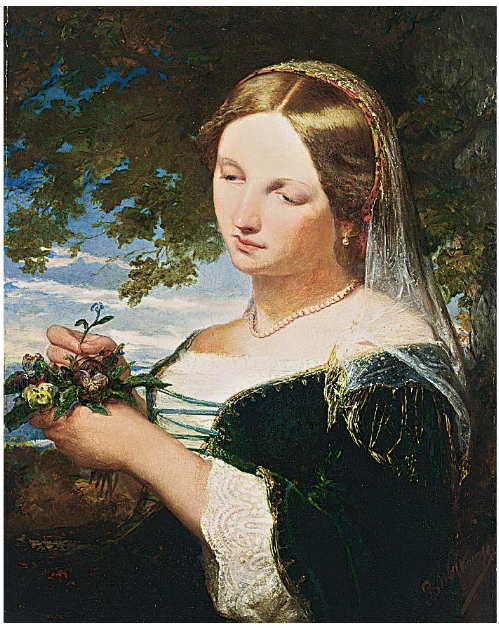 Pious maiden, , Johan Bernhard Wittkamp