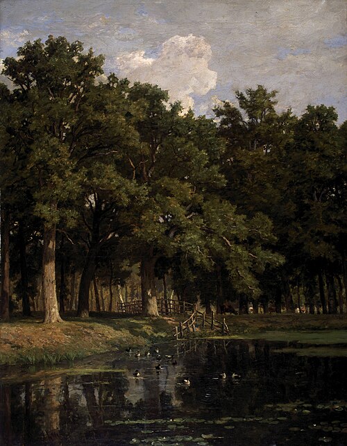 L'Orée d'un bois près d'un étang, , Frans Keelhoff