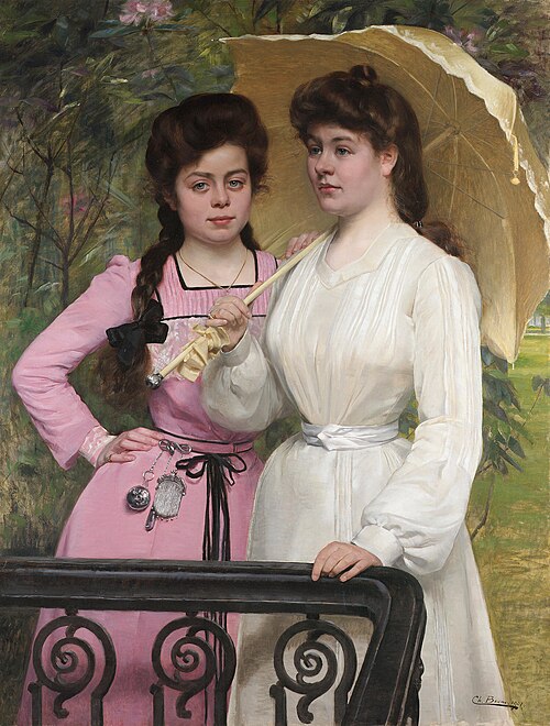 Sisters, 1901, Charles Boom