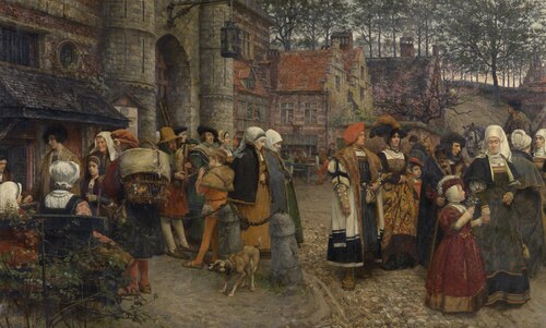 Within the Walls of Antwerp in 1550, 1901, Charles Boom