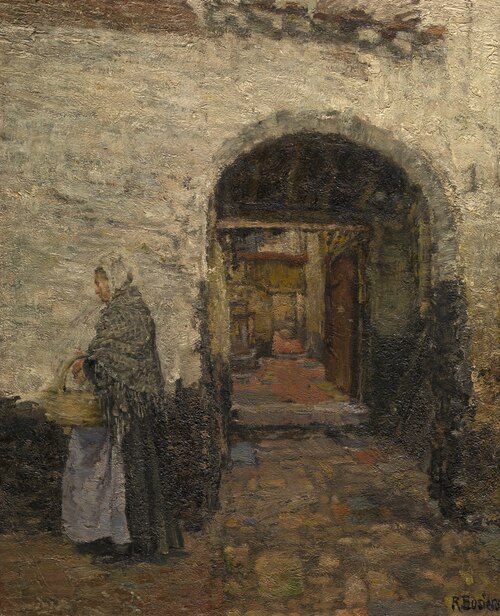 The Vlaaikensgang in Antwerp, , René Bosiers
