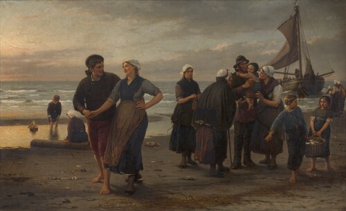 The Return, 1878, Henri Bource