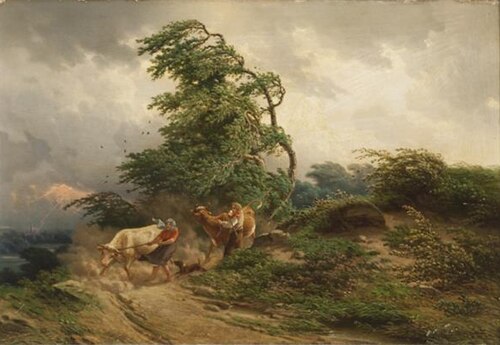 Right before the storm, 1877, Louis Derickx