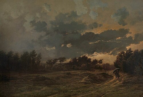 Thunderstorm, 1886, Louis Derickx