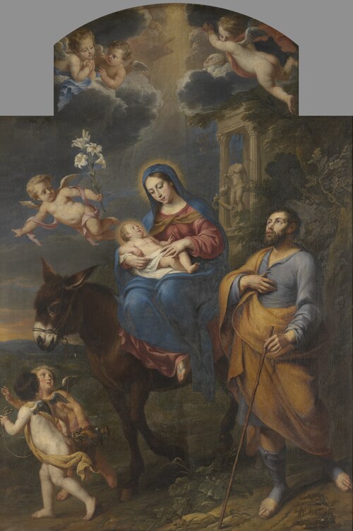 The Flight into Egypt, 1652, Marc Antonio Garibaldi