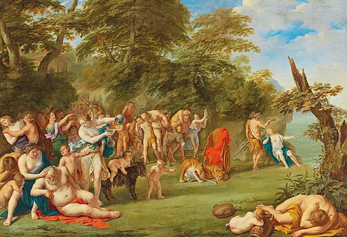 Bacchus and Ariadne on the island of Lemnos, 1650, Peter van Halen