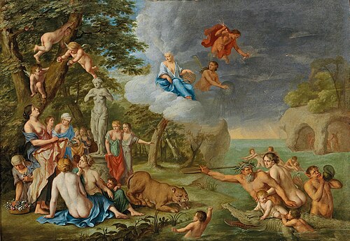 Feast of the Gods, 1650, Peter van Halen