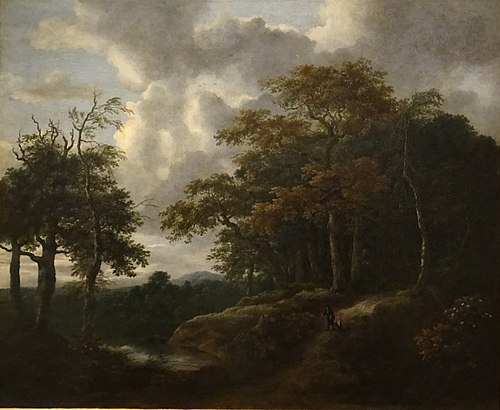 Entrance to a Forest, 1660, Jacob van Ruisdael