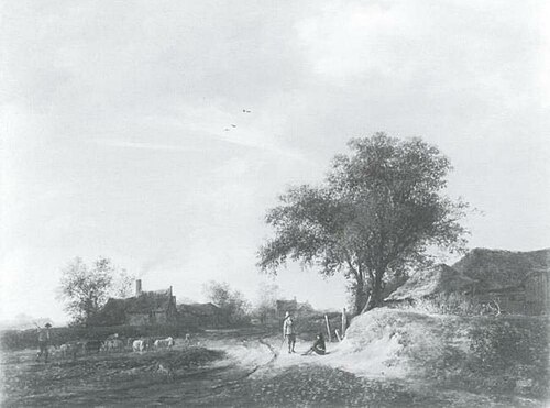 Landscape with a Farm, 1662, Jacob van Ruisdael