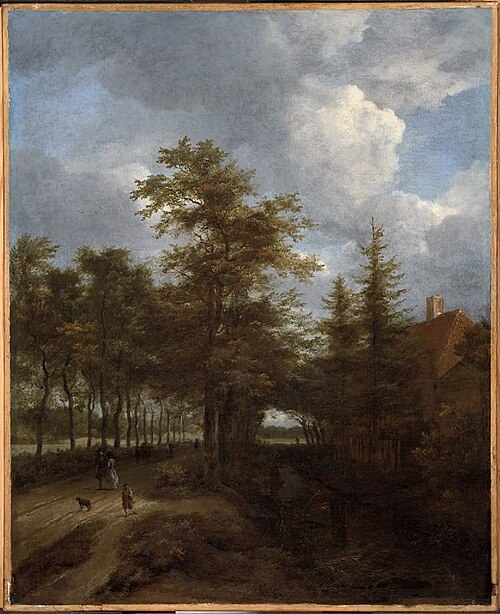 L’Allée, 1675, Jacob van Ruisdael
