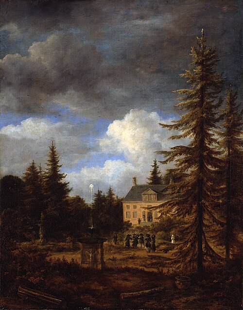 The cottage, 1675, Jacob van Ruisdael
