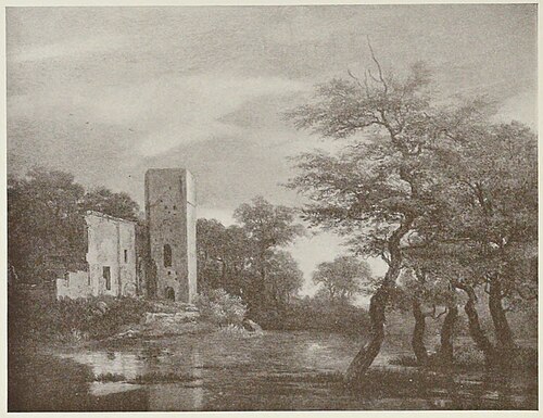 Ruins of Brederode Castle, 1660, Jacob van Ruisdael