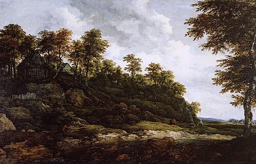 Hilly Landscape near Bentheim, 1662, Jacob van Ruisdael