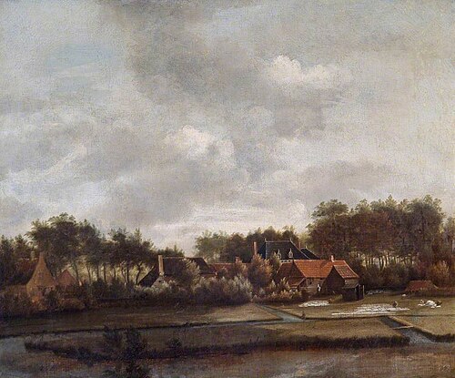 Landscape with Bleaching Grounds, , Jacob van Ruisdael