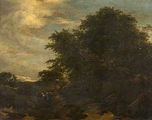 Landscape with Figures, 1650, Jacob van Ruisdael