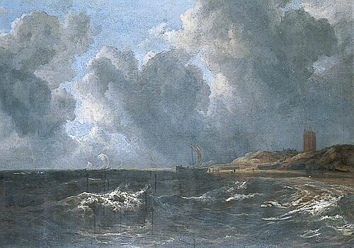 Storm off Egmond-aan-Zee, The Netherlands, , Jacob van Ruisdael