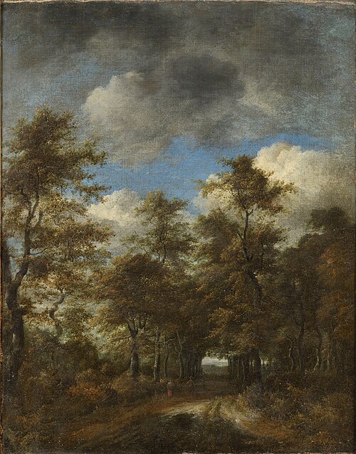 Path through a Wood, , Jacob van Ruisdael