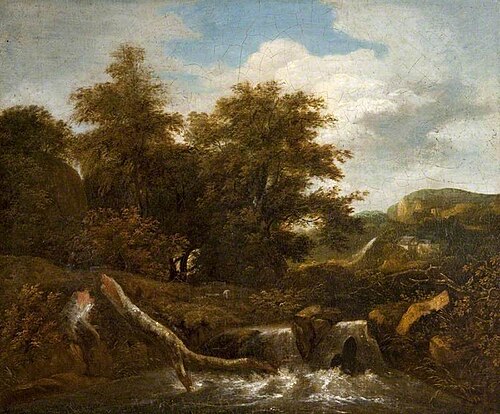 Landscape with a Waterfall, , Jacob van Ruisdael
