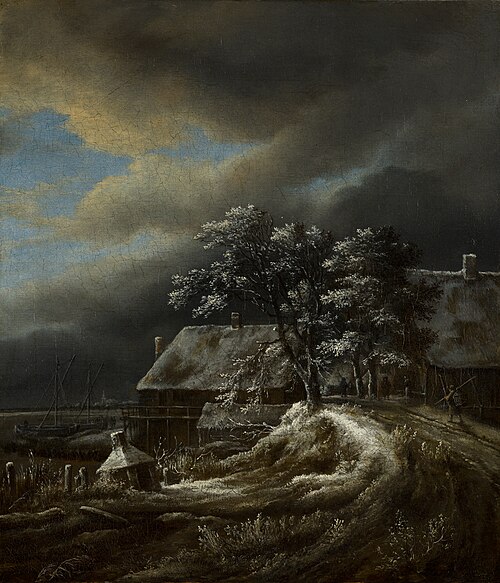 Paysage d'hiver, 1660, Jacob van Ruisdael