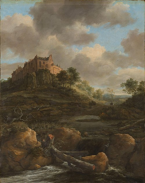 Château Bentheim, 1650, Jacob van Ruisdael