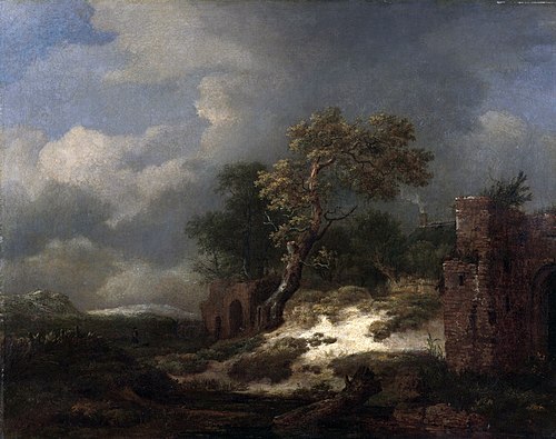 Paysage avec ruines, 1682, Jacob van Ruisdael