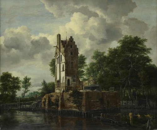 Kostverloren House on the Amstel, 1660, Jacob van Ruisdael