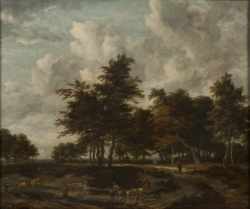 Road through a Grove, 1660, Jacob van Ruisdael