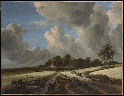 Wheat Fields, 1670, Jacob van Ruisdael