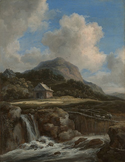 Mountain Torrent, 1670, Jacob van Ruisdael