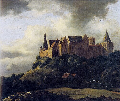 Castle Bentheim, 1653, Jacob van Ruisdael