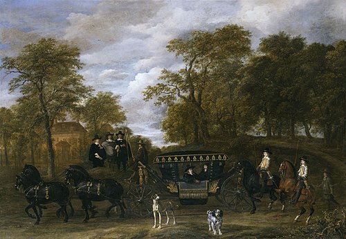 Cornelis de Graeff avec sa femme et ses fils, 1660, Jacob van Ruisdael