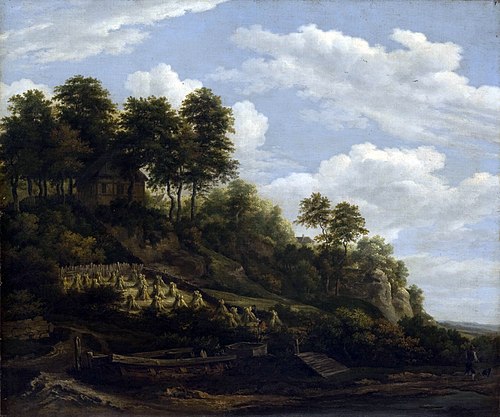 Sloping Field, 1660, Jacob van Ruisdael