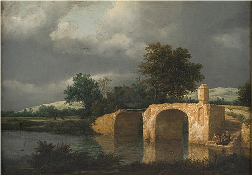Stone Bridge, 1648, Jacob van Ruisdael